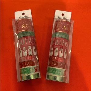 NEW Martha Stewart two boxes of Xmas crafting tape
